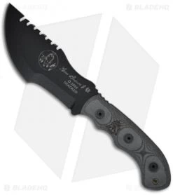 TOPS Knives Tom Brown Tracker #2 Fixed Blade Knife (4.875" Black) TBT-020