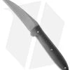 Brad Zinker Wharncliffe Knife Carbon Fiber Linerlock Flipper (3.75" Stonewash) -Knife Shop wharncliffe linerlock flipper cf ti